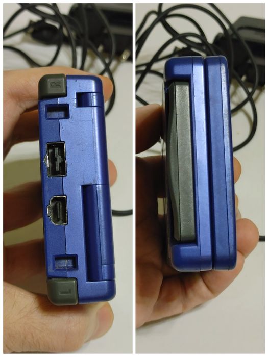Nintendo game boy advanced SP AGS-101 + картридж игра + зарядка