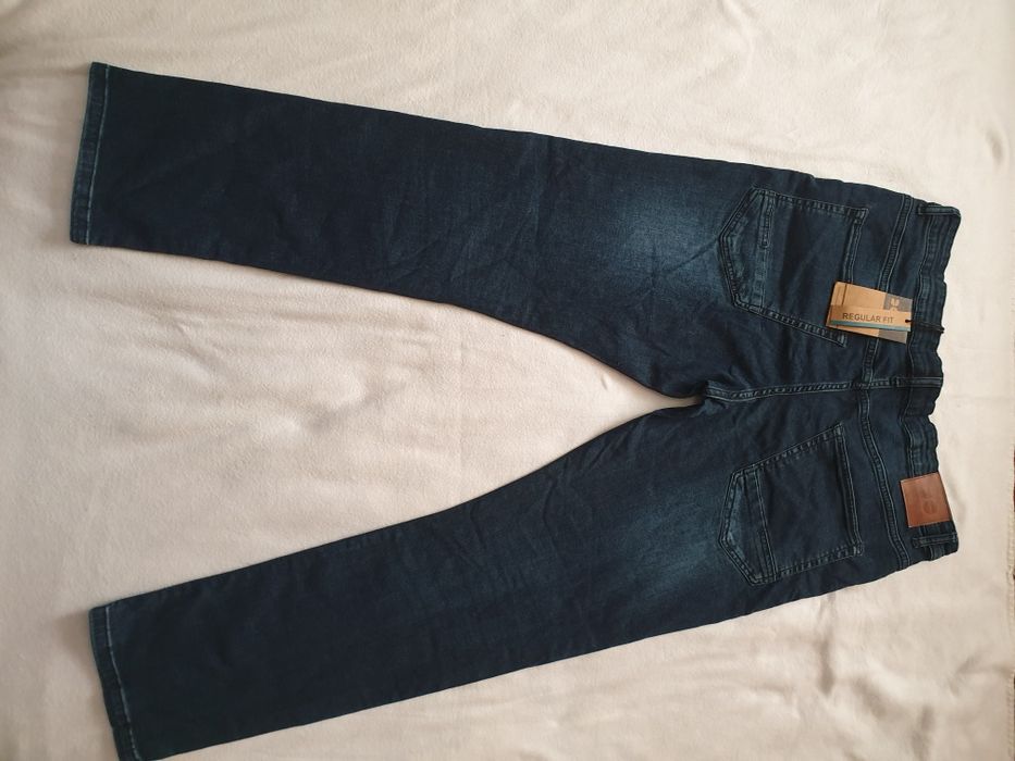 Джинси чоловічі класичні Crosshatch темно сині W38 L32