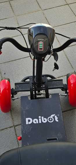 Scooter de mobilidade elétrico com 4 rodas dobrável