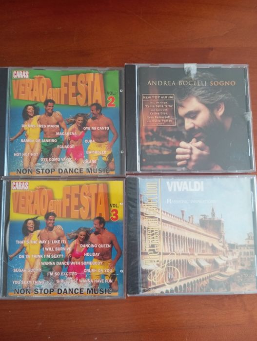 CD e coletâneas vários estilos musicais classica blues rock