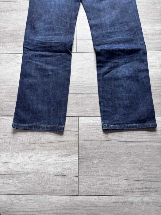 Wrangler Texas Stretch W32 L34 Jeansy Męskie Regular Straight Granatowe
