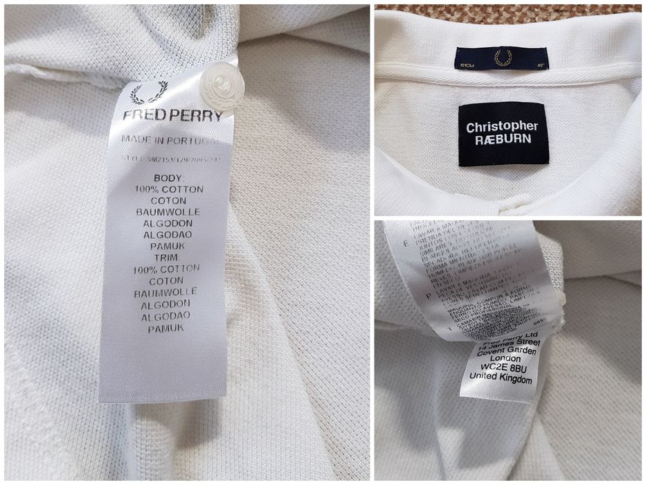 Fred Perry x Christopher Raeburn поло футболка оригінал 40" M