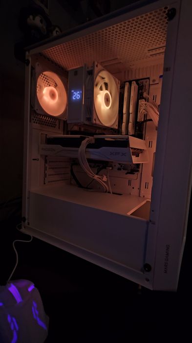 PC Gaming FULL WHITE (Novo) - RX 9060 XT + Ryzen 5