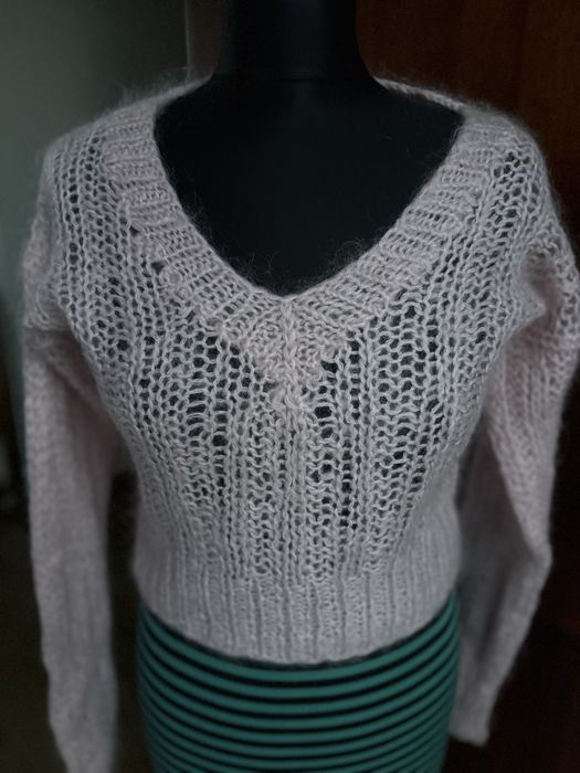 Moherowy sweterek damski rozmiar S