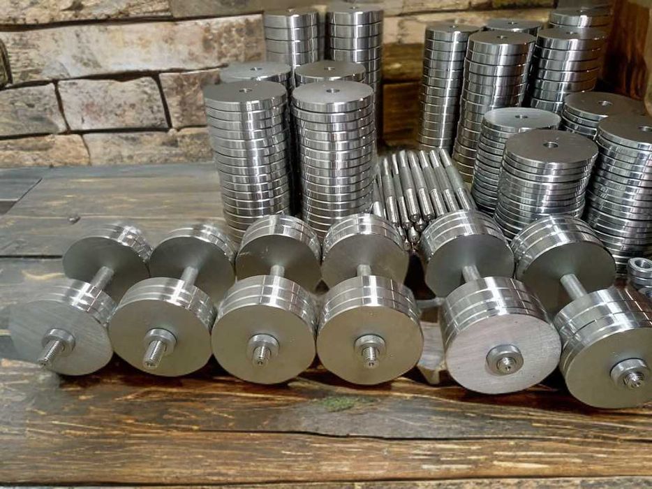 Т47 Гантелі металеві наборні Гантели метал новые композитные Доставка!