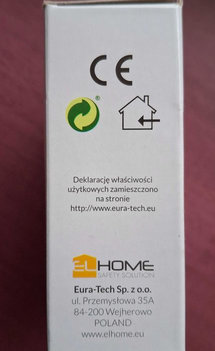 Czujnik czadu, tlenku węgla z polskim certyfikatem, nowy