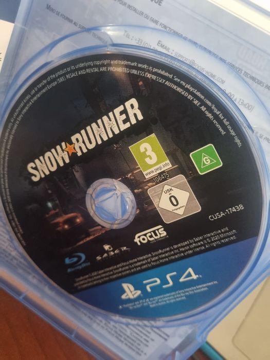 Jogo ps4 snow runner