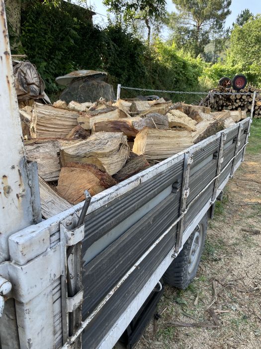 Lenha seca para aquecimento