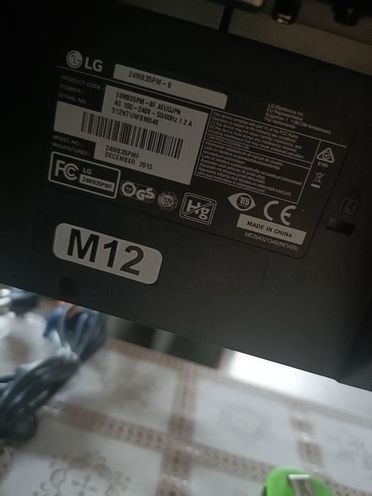 Monitor LG 24 cale