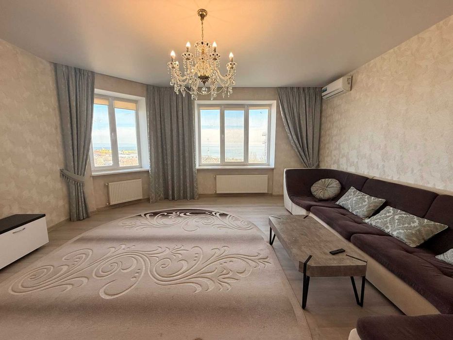 В продаже элитная 4 комнатная в новострое у моря с шикарным ремонтом