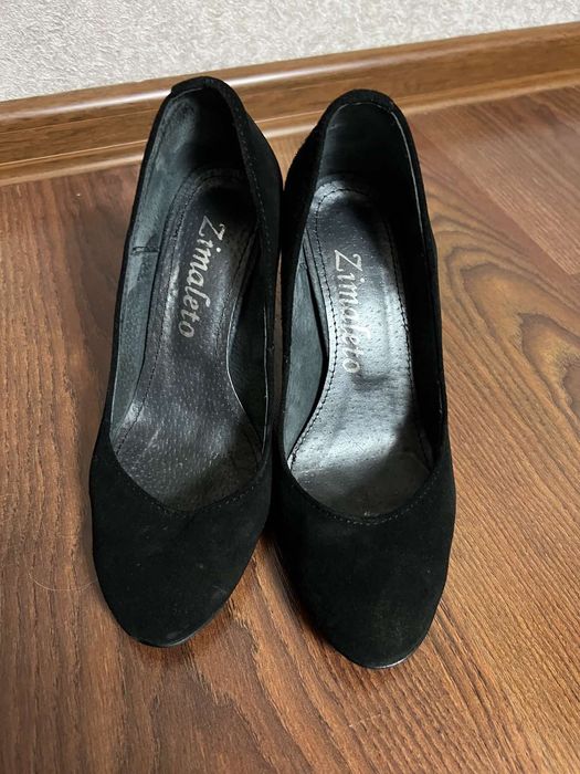 Туфлі натуральний замш