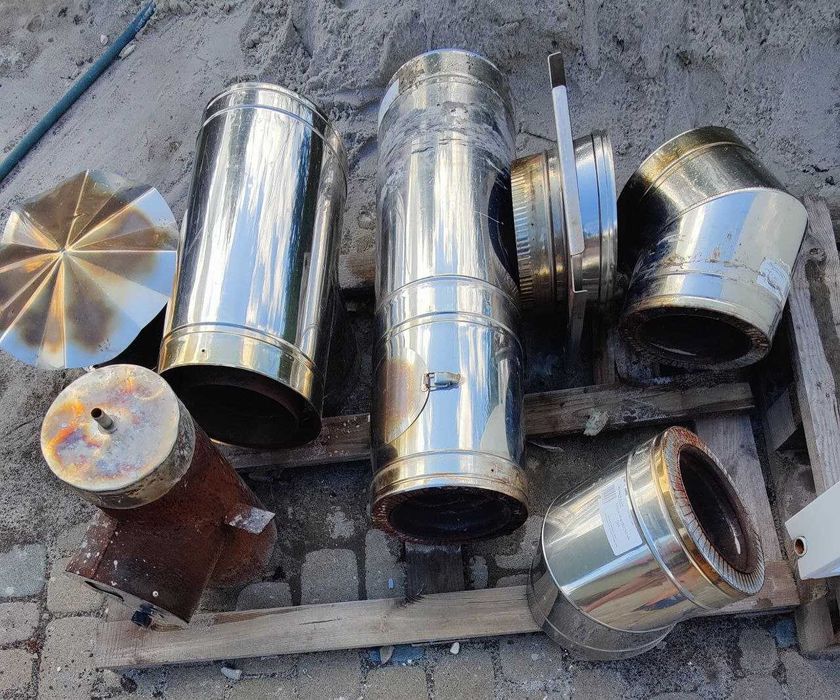 розпродаж Продам трубу опалення Ø180/250мм (нерж/нерж) димоходу/котла