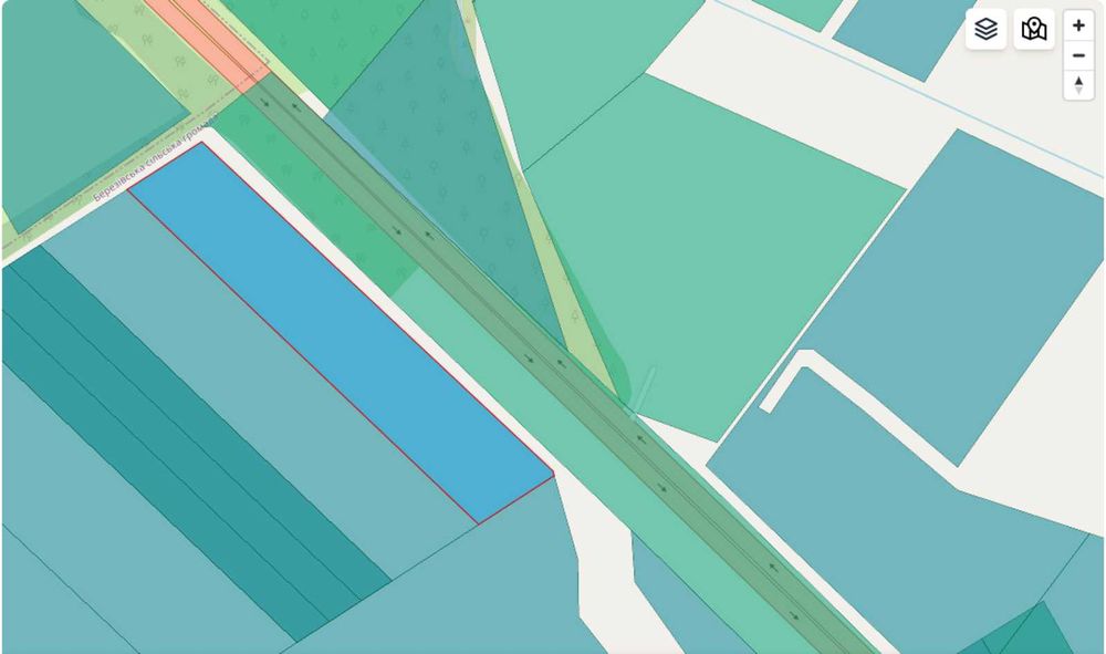 Продаж фасадної ділянки Київ-Чоп, 25км від Житомира(26147529)