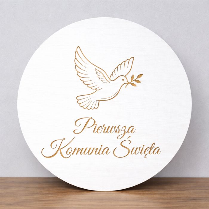 Tablica powitalna na komunie