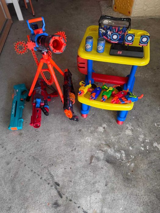 Armas nerf com dardos
