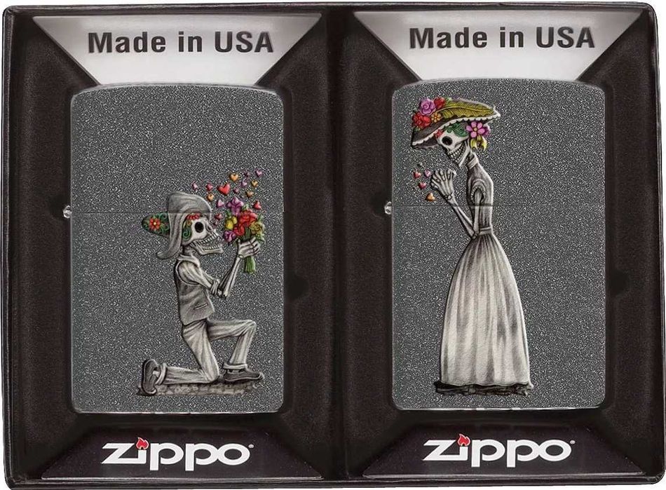 Подарунковий набір Zippo 28987 Skeleton Love