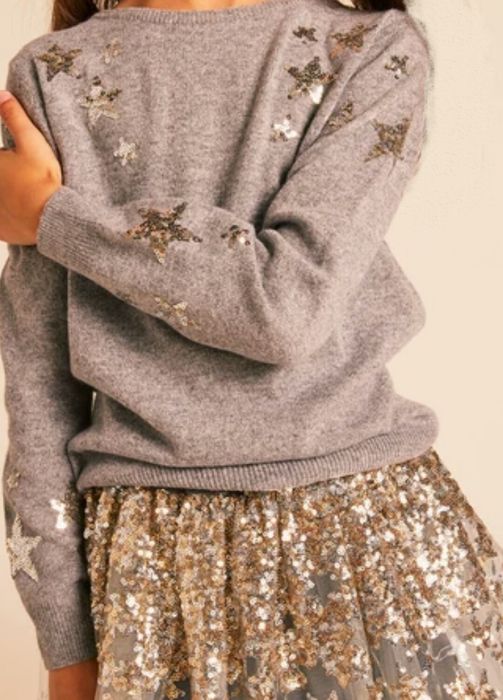 Sweterek sweter dla dziewczynki Wild & Gorgeous 8/9 lat szary