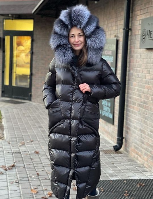 Пуховік довгий зима