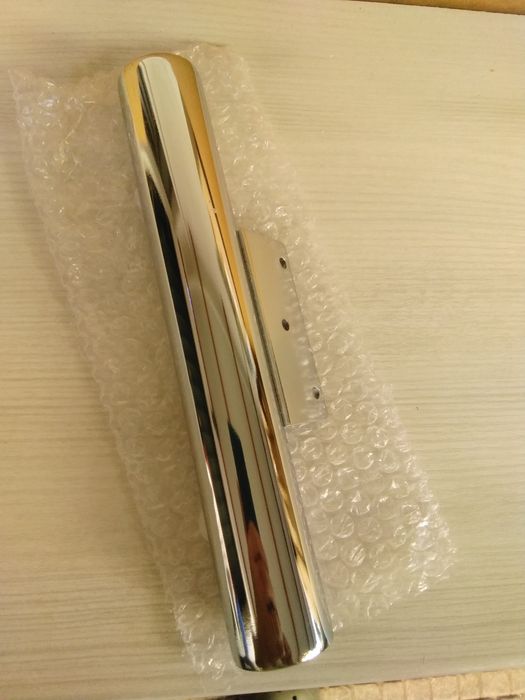 150 Pés cromados NOVOS c/ protetor antirisco embalados individualmente