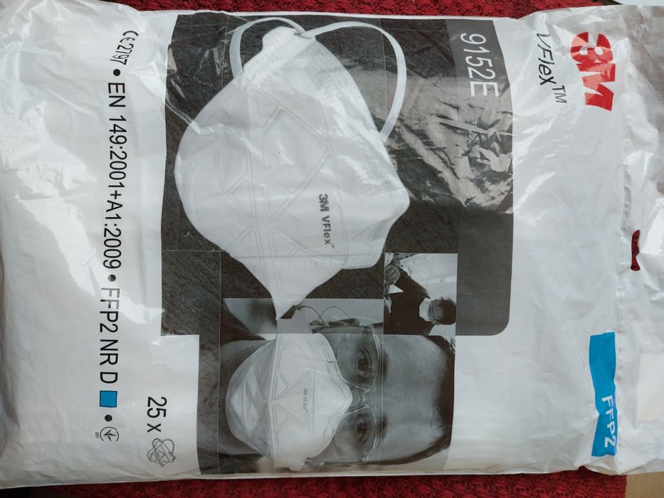 Респіратор 3М 9152Е VFlex FFP2 упаковка 25шт.