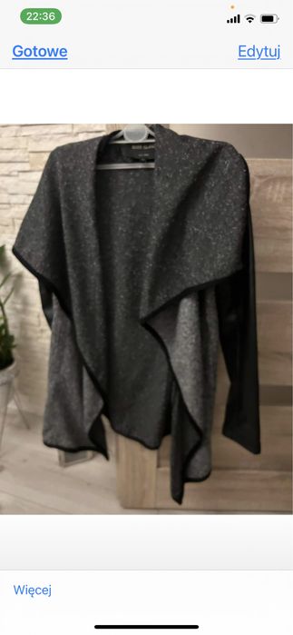 Narzutka szara m/l-30zl.firmy river island