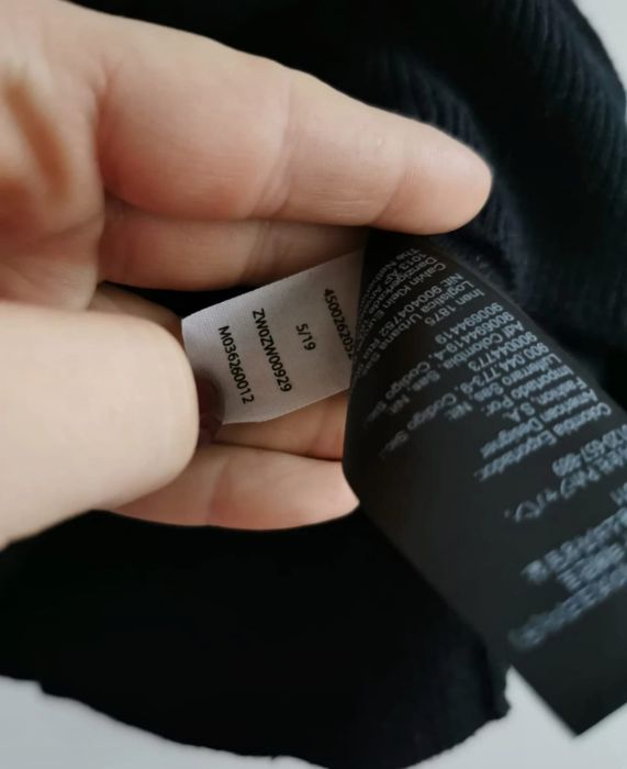 Calvin Klein sweter logowawany wełna L