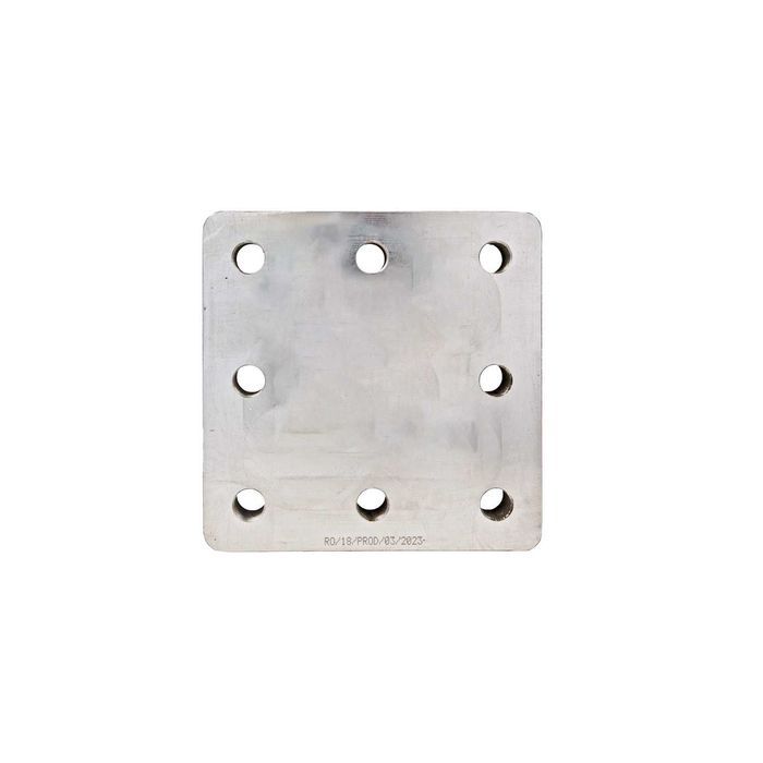 Płyta montażowa dla ucho dyszla do wspawania 110x100mm 145x145mm