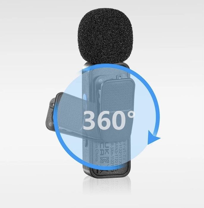 Петличний мікрофон  BOYA BY-V20 для iPhone та Android (USB Type -C).