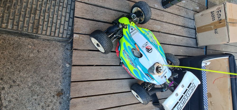 3 carros rc a gasolina