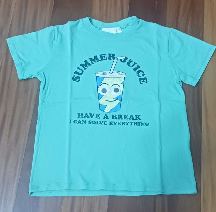 Conjunto de 3 t-shirts para criança - 6 anos