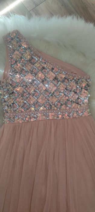 Sukienka tiulowa cekiny Asos M/L