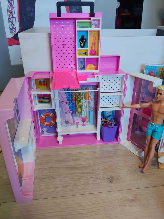Barbie kamper kuchnia domek szafa i akcesoria