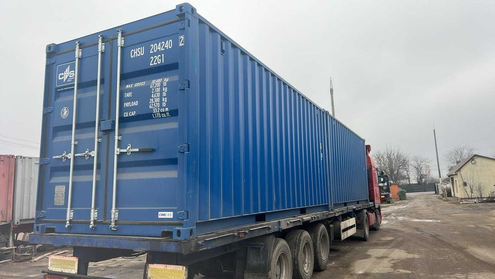 НОВЫЙ 40 футовый МОРСКОЙ КОНТЕЙНЕР 2.9 м. 40 фт HC, 40 ft High Cube