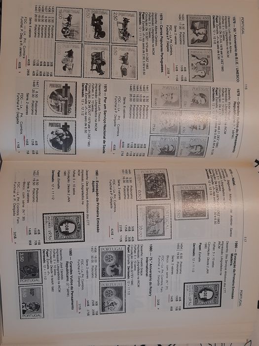 Catálogos selos postais "Afinsa" 1990/95