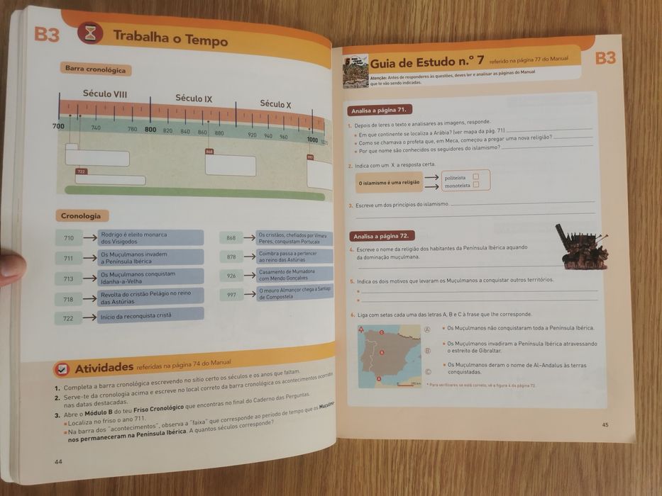 História e Geografia de Portugal - Caderno de atividades 5 ano