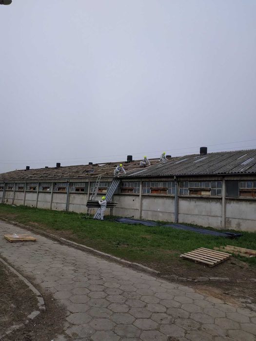 AZBEST usuwanie demontaż ETERNITU transport utylizacja azbestu eternit