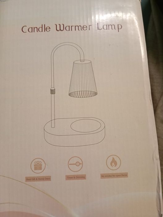 LAMPA PODGRZEWACZ DO ŚWIEC zapachowych i woskowychelegancka z timerem
