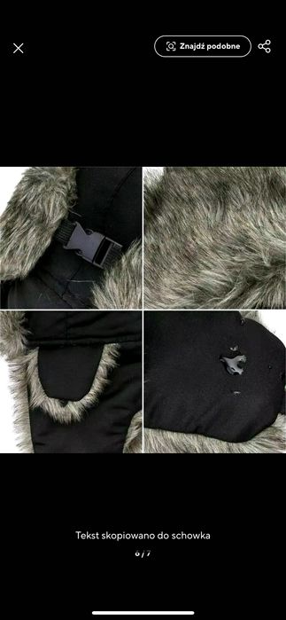 Nowa czapka męska uszatka zimowa militarna wojskowa