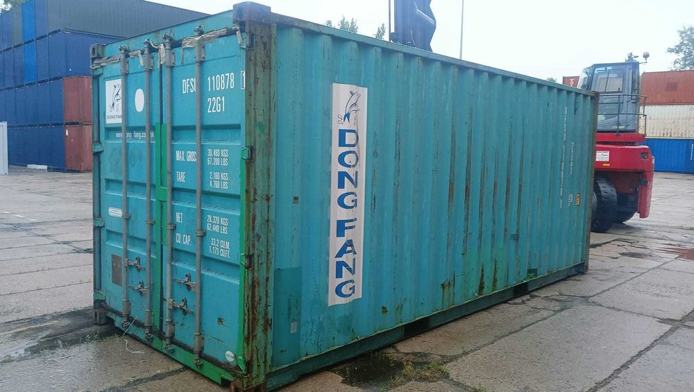 Kontener morski 20 DV / 6 metrowy, używany / PZ