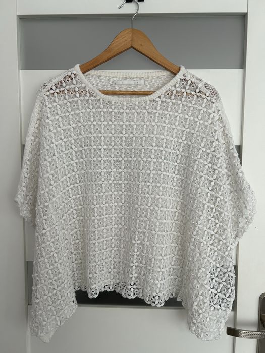 Biala bluzka w stylu kimono ONLY rozmiar S