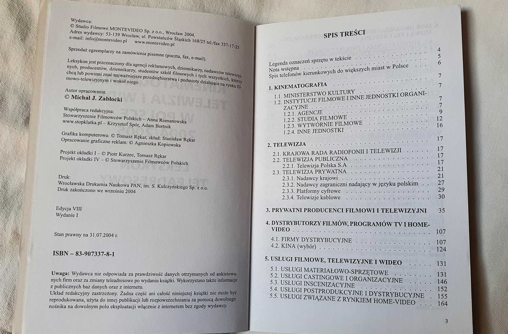 Kinematografia, Telewizja i Wideo w Polsce 2004/2005