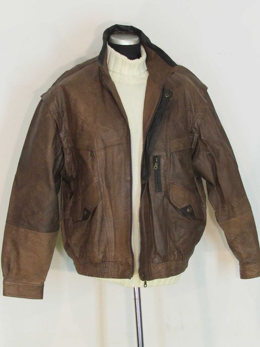 Kurtka skórzana męska r XXL
