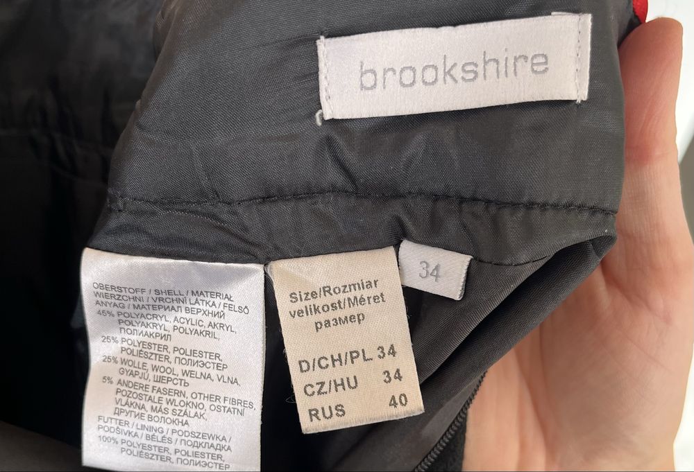 Elegancka Spódniczka Mini w Kratę Brookshire - Rozmiar 34/XS