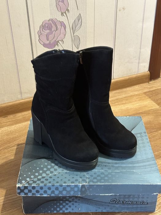 Сапоги зимние платформа теплые