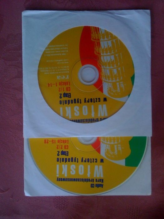 Włoski w cztery tygodnie, dwie płyty CD, Kurs