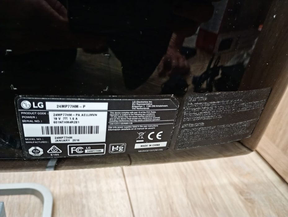 Monitor LG 24MP77HM-P czarny