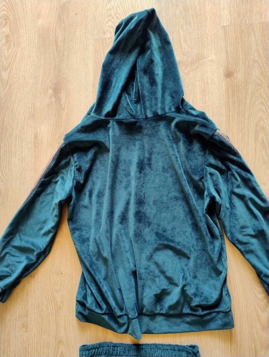 welurowy komplet dresowy rozmiar S