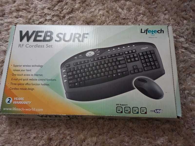 Lifetech Wireless Optical Desktop Web Surf - Teclado