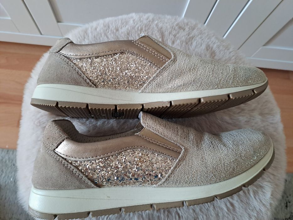 Buty skórzane damskie rozm. 38 (24 cm)