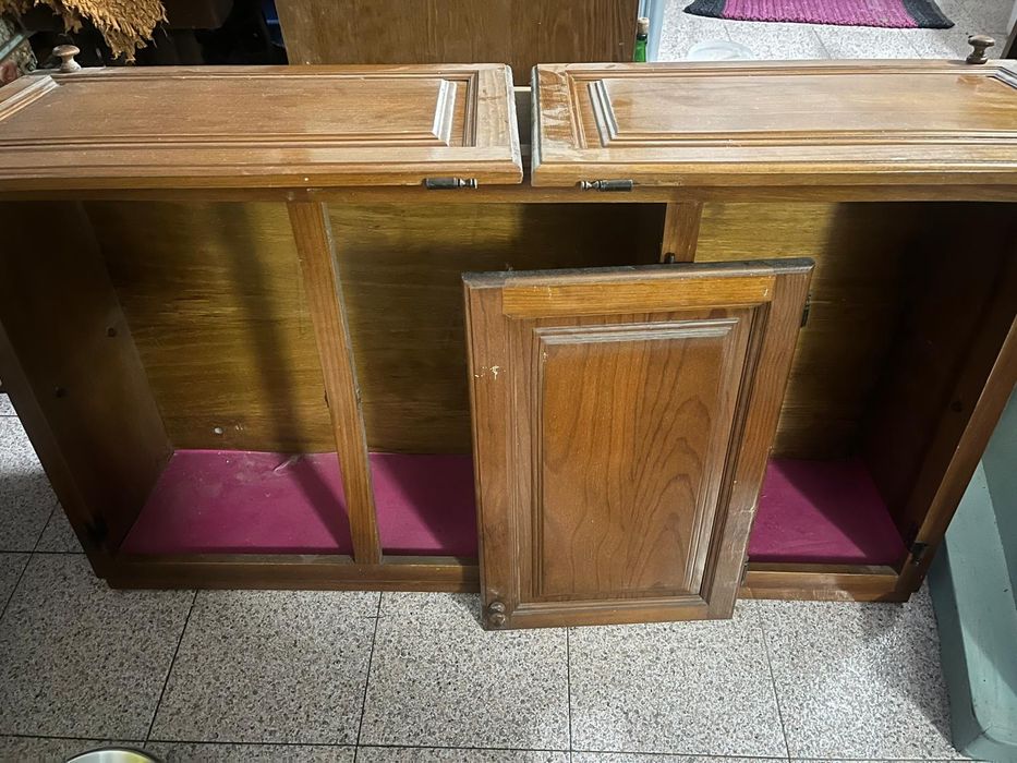 Armários de cozinha - madeira